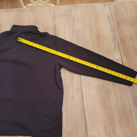 Under Armour Mens Cold Gear 1/4 Zip Pullover Shirt Gray WAVE 16 Size M - Picture 9 of 10